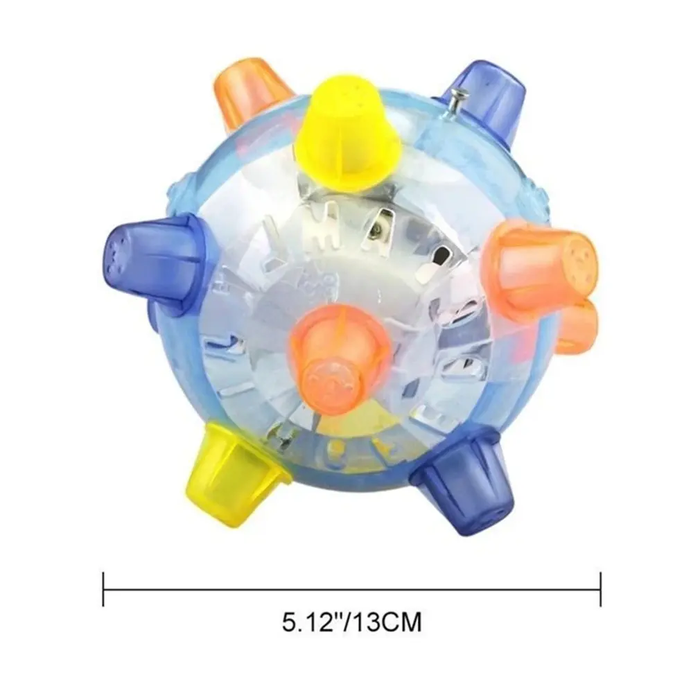 

Hot Dog Flashing Dancing Ball Toy Funny Pet Glowing Ball Dog Bouncing Jumping Balls Dog Interactive Puzzle Balls Random Color s