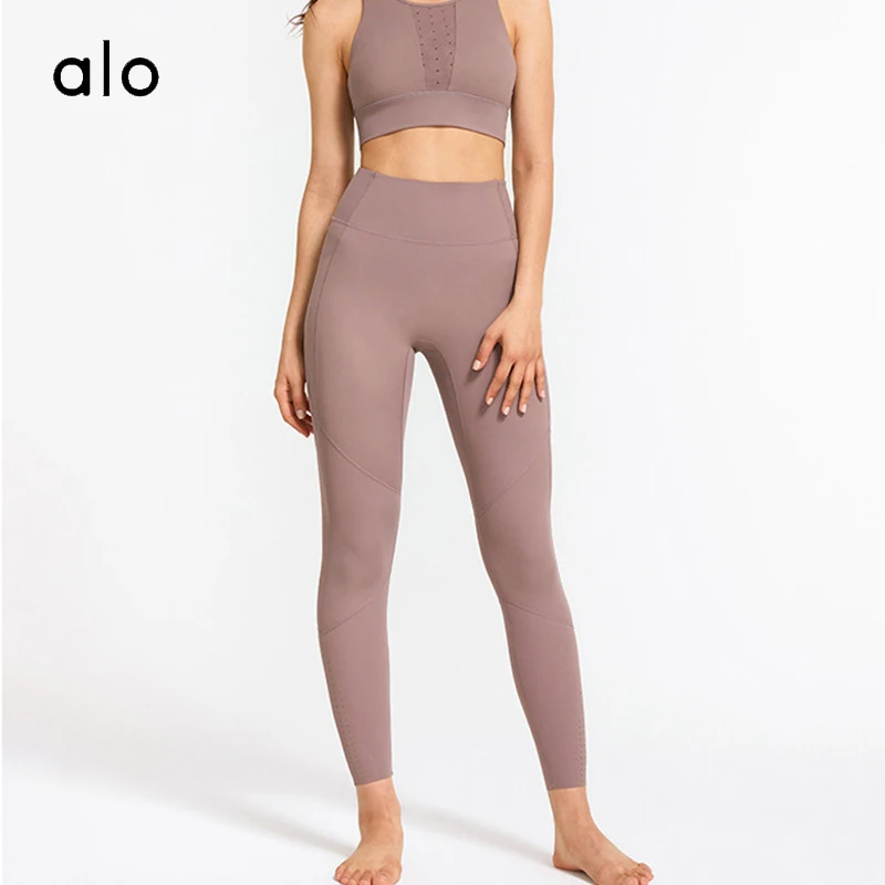 

Alo Yoga Pants Fitness Naked Sense Training Sports Running Pants Peach Buttock High-waisted Shaping Leggings /50