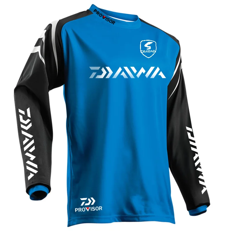 DAIWA Fishing Clothing Quick-Drying Sun UV Protection T Shirt Vests Sports Clothes Fishing Clothes Fishing Shirts Cycling Wear