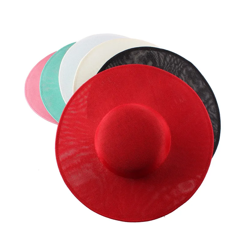 Размер 30 см Бежевая Шляпа Чародей большой вечерние головные уборы коктейль