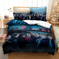 hot tv series riverdale 3d print duvet bedding set movie queen twin single duvet cover set pillowcase home textile luxury 3 pcs