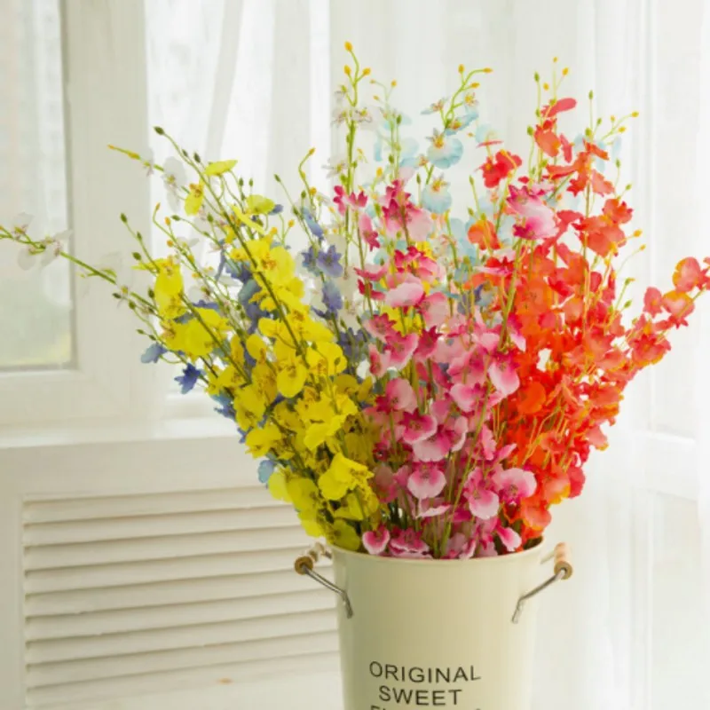 Танцы леди Орхидея цветы из шелка искусственный цветок гостиной и спальни