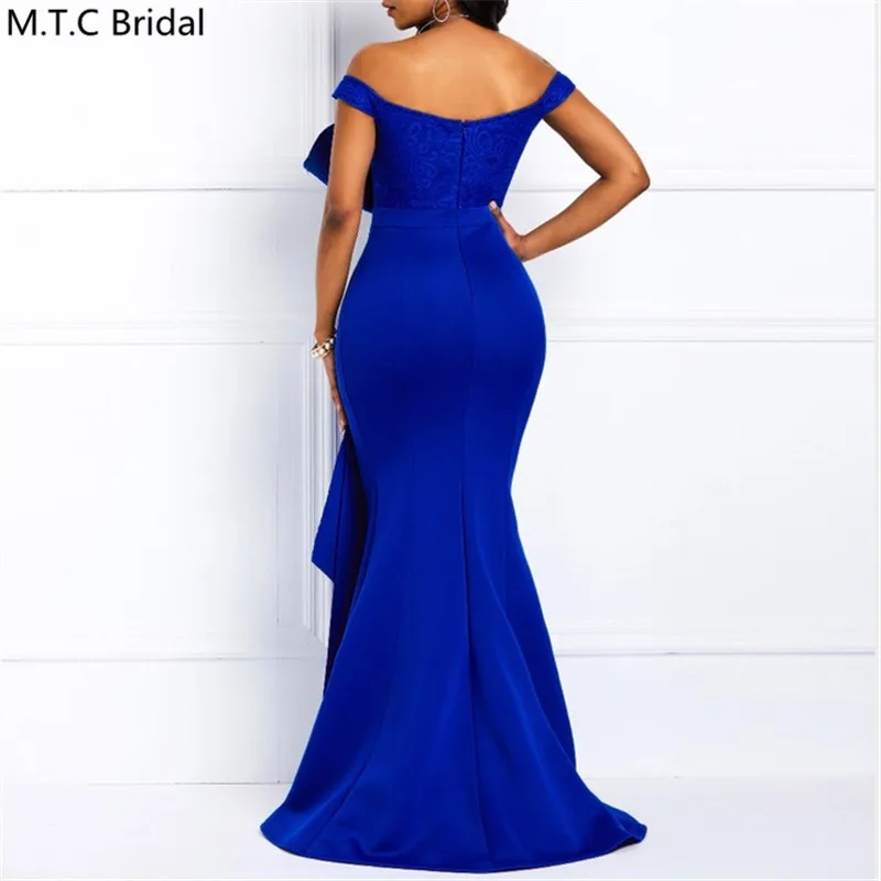 Длинное Красное платье-Русалка с открытыми плечами и жемчужинами | Свадьбы