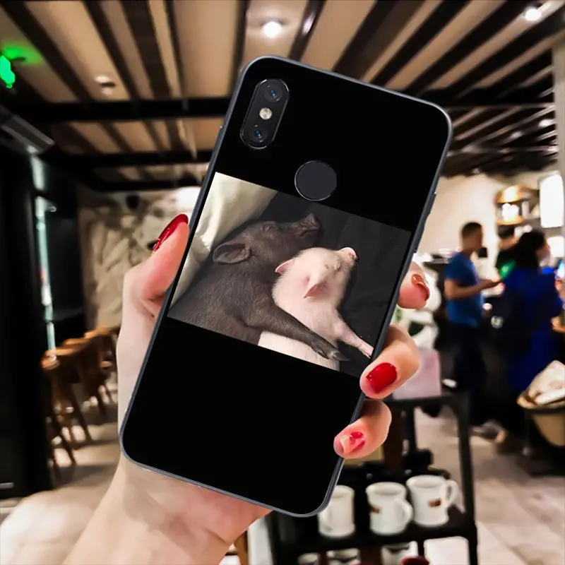 MaiYaCa милый маленький розовый питомец свинка чехол для телефона Xiaomi mi5 6 A1 A2 Lite Mi9 9SE