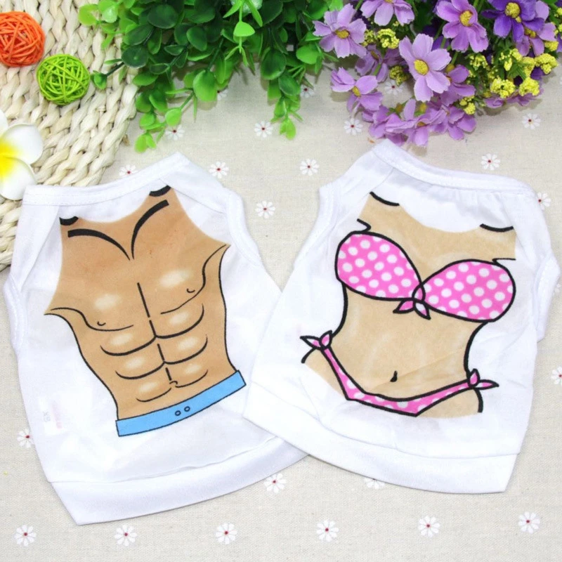 Милый полный бикини из полиэстера жилет для собаки собака породы чихуахуа Одежда