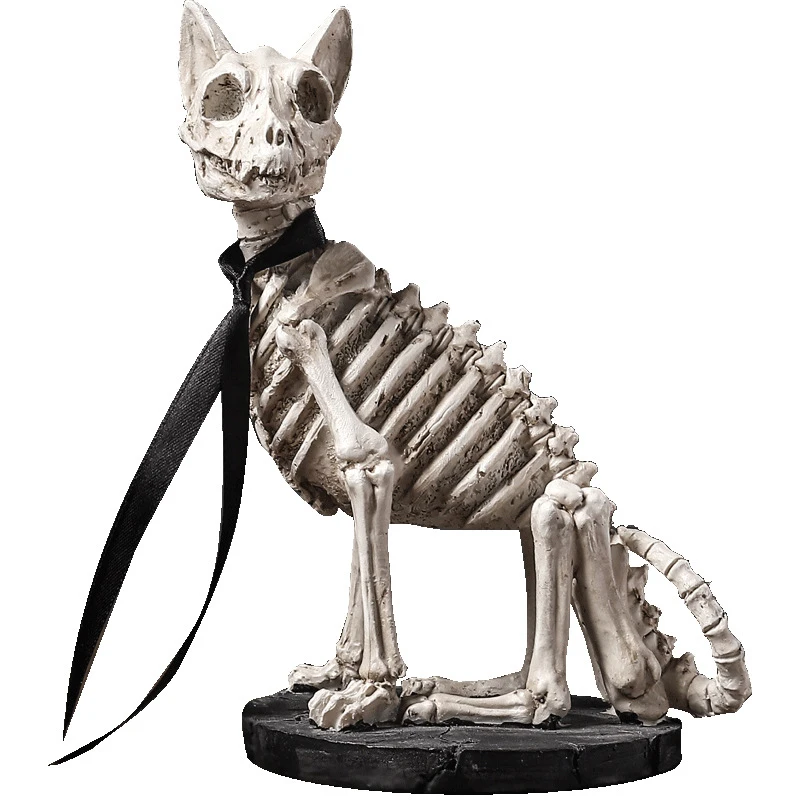 

Nordic Retro Animal Ornaments Skeleton Dog Frame Bone Shop Decorations Home Resin Crafts Statues originality Home Furnishing Art