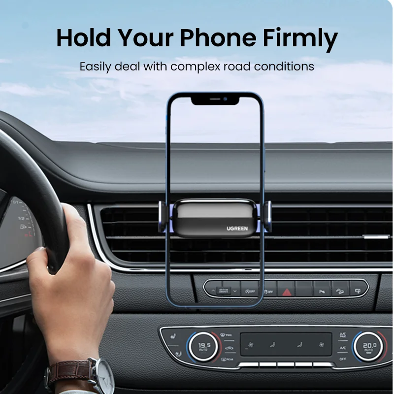 UGREEN Car Phone Holder Stand Mobile Phone Support iPhone Xiaomi Redmi Huawei Cell Phone Holder In Car For iPhone 13 12 Samsung