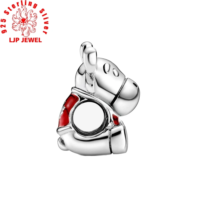 

2020 Summer New 925 Sterling Silver Canada Moose Maple Leaf Charms Beads fit original pandora Bracelets Women DIY Jewelry