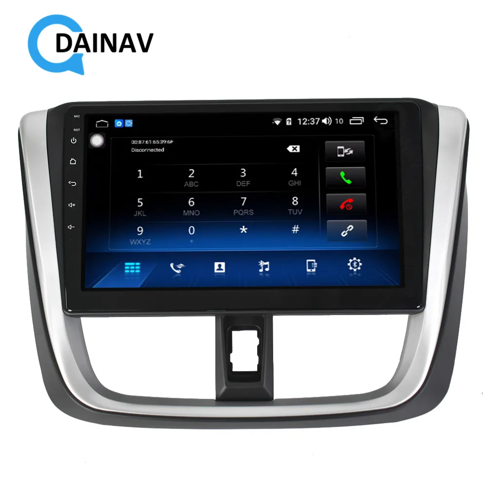 2 DIN Автомобильный мультимедийный плеер автомобильное радио FOR-TOYOTA VIOS YARIS 2017 + Android