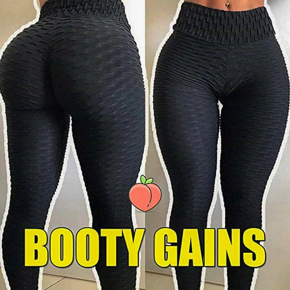 

Butt Lifting Yoga Pants Anti-Cellulite Leggings Women Fitness Sportswear High Waist Workout Tights Scrunch Booty Sport Gym Pants