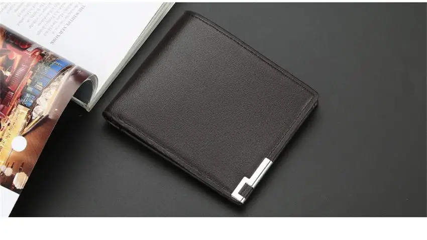 Мужской короткий кошелек высокого качества Billfold для подростка PU кожаные кошельки бумажник многофункциональные кошельки владельцы кредитных карт