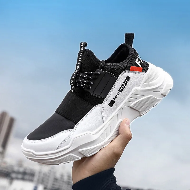 

Men Sneakers Casual Shoes 2019 Men Lace-up Comfortable Shoes Men Tenis Masculino Sneakers Breathable White Shoes
