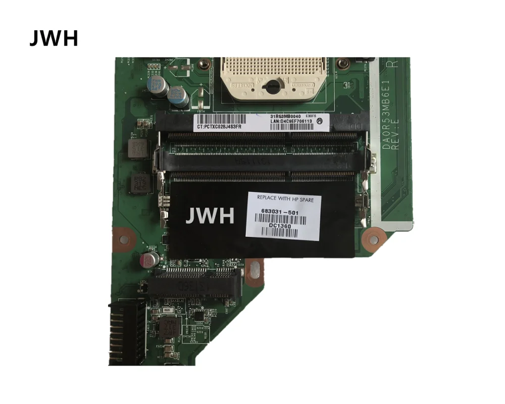 YPAY для hp Pavilion G6-2000 материнская плата 7670/2G DA0R53MB6E0 DA0R53MB6E1 683031-001 683031-501 683031-601