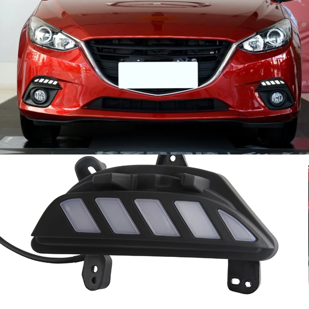 Автомобильная проблесковая 2 шт. автомобиль Динамический светодиодный