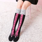 Носки с куриными лапами женские длинные носки забавные мультяшные хлопковые креативные женские носки выше колена с 3D-принтом куриных лап