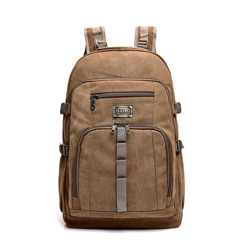 Men Backpacks Canvas School Bag Boys For Teenagers High Quality Laptop Casual Outdoor Travel School Students Backpacks Hot Sale