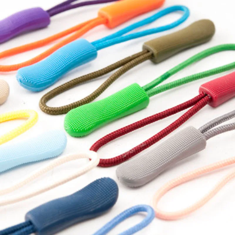 Рюкзак одежда резиновая молния Веревка концы застежка-молния Пряжка для