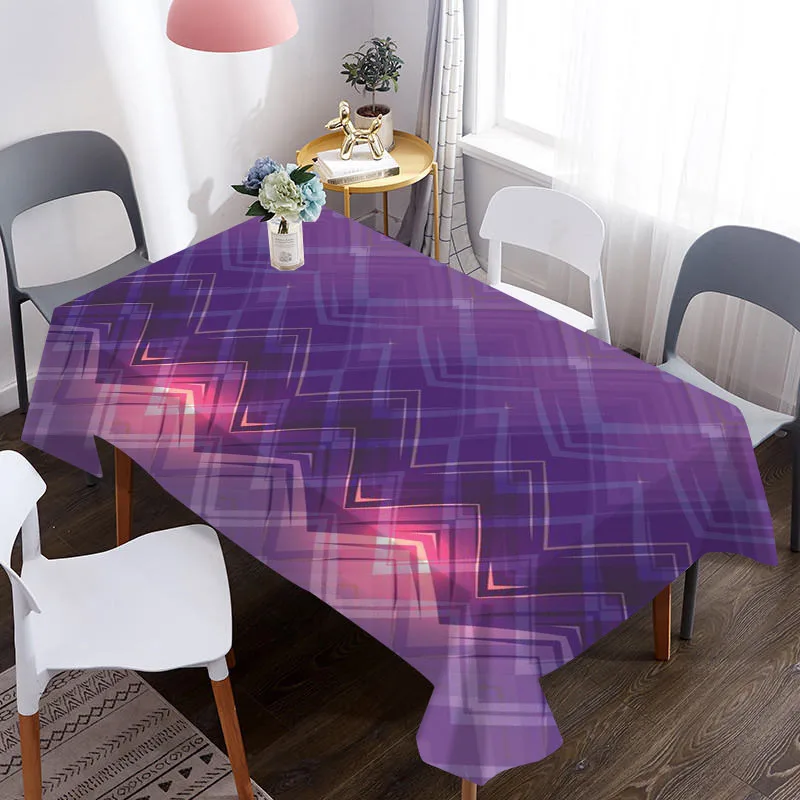 Скатерть из ткани Оксфорд водонепроницаемая ткань 3D для кофейного столика в