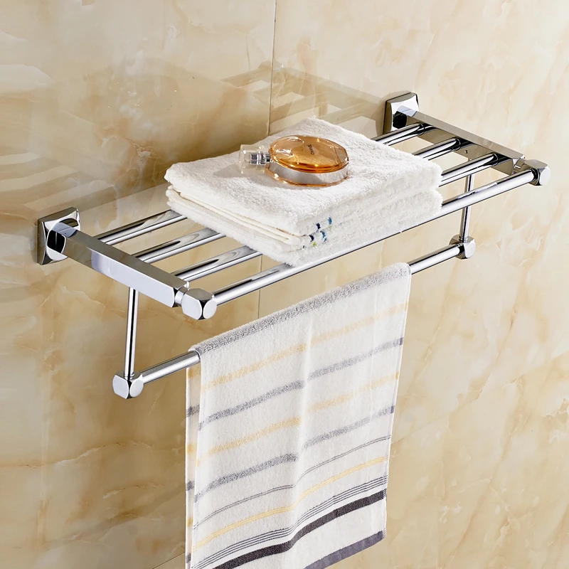 

All Copper Towel Rack Bathroom Shelf Towel Rack Short Small 40 50 60 Long Perforated