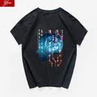 Новинка 2020, футболка с саркастическим графическим мозгом для мужчин, футболка с искусственным интеллектом и искусственным интеллектом, уличная одежда, хлопковые топы