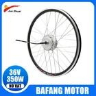 Моторное колесо BAFANG, 36 В, 350 Вт, переднее и заднее колесо, моторная ступица для электровелосипеда, комплект для преобразования электровелосипеда, Аксессуары для велосипеда