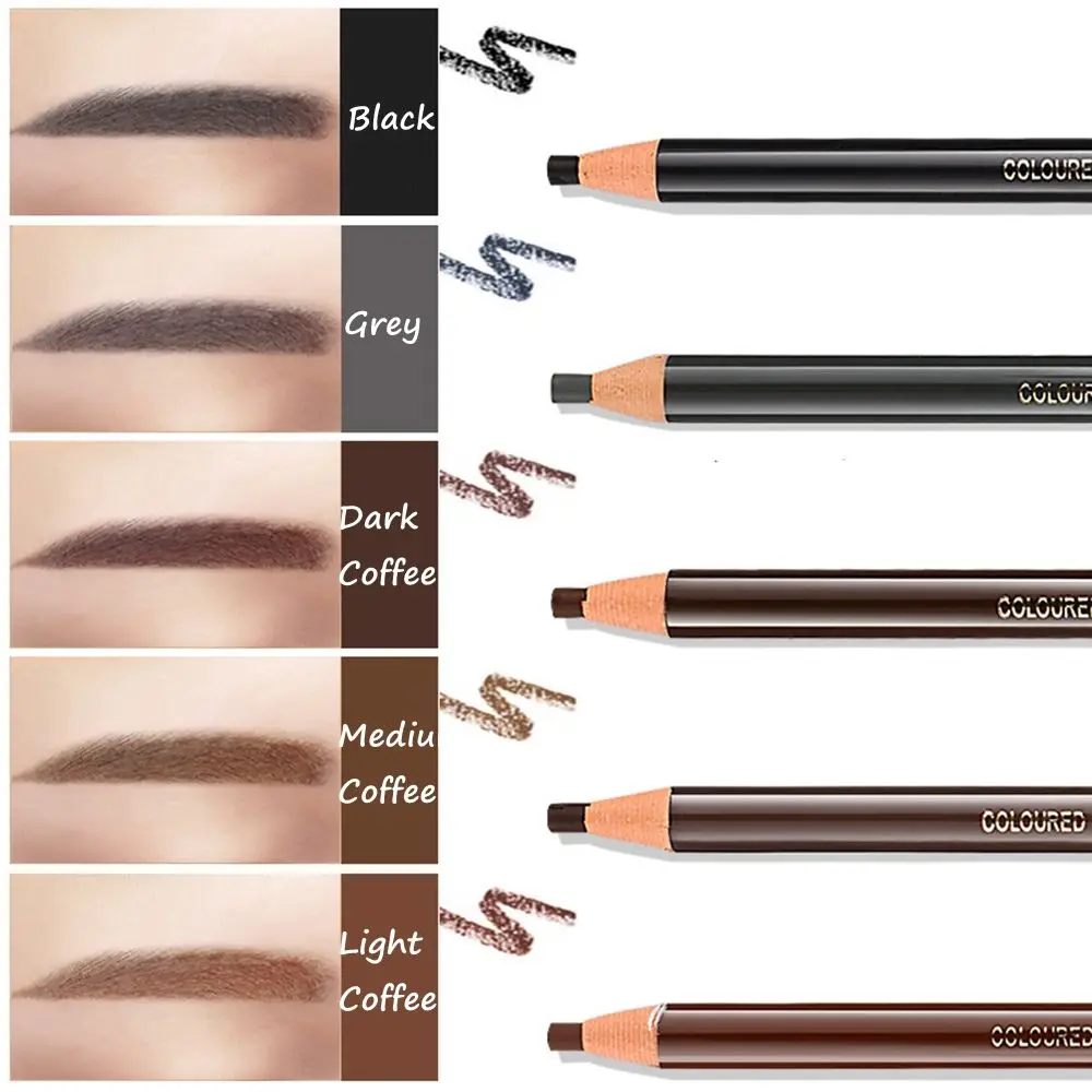 Portable Longlasting Waterproof Drawing Enhancer Eyebrow Tattoo Liner Pencil Eye Makeup Microblading | Красота и здоровье