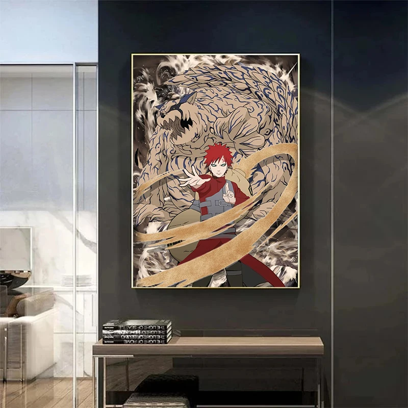

Japanese Anime Canvas Painting Naruto Gaara Anime Posters and Prints Print Mural Pictures Boys Room Home Wall Decoration Cuadros