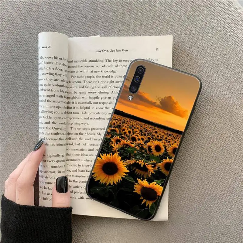 Красивый чехол Babaite с желтым подсолнухом для телефона Samsung Galaxy A7 A50 51 A70 80 A40 A20 A30 A8 A6