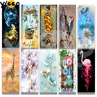 Алмазная вышивка Золотой рыбка, фламинго, жираф