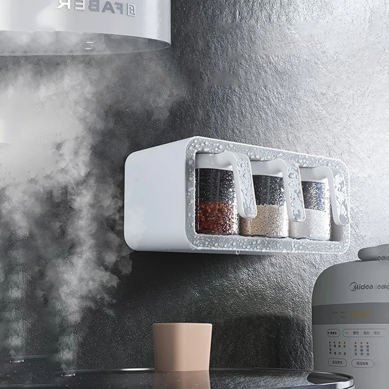 Настенный Органайзер ECOCO для специй шейкер сахарницы и соли кухонные