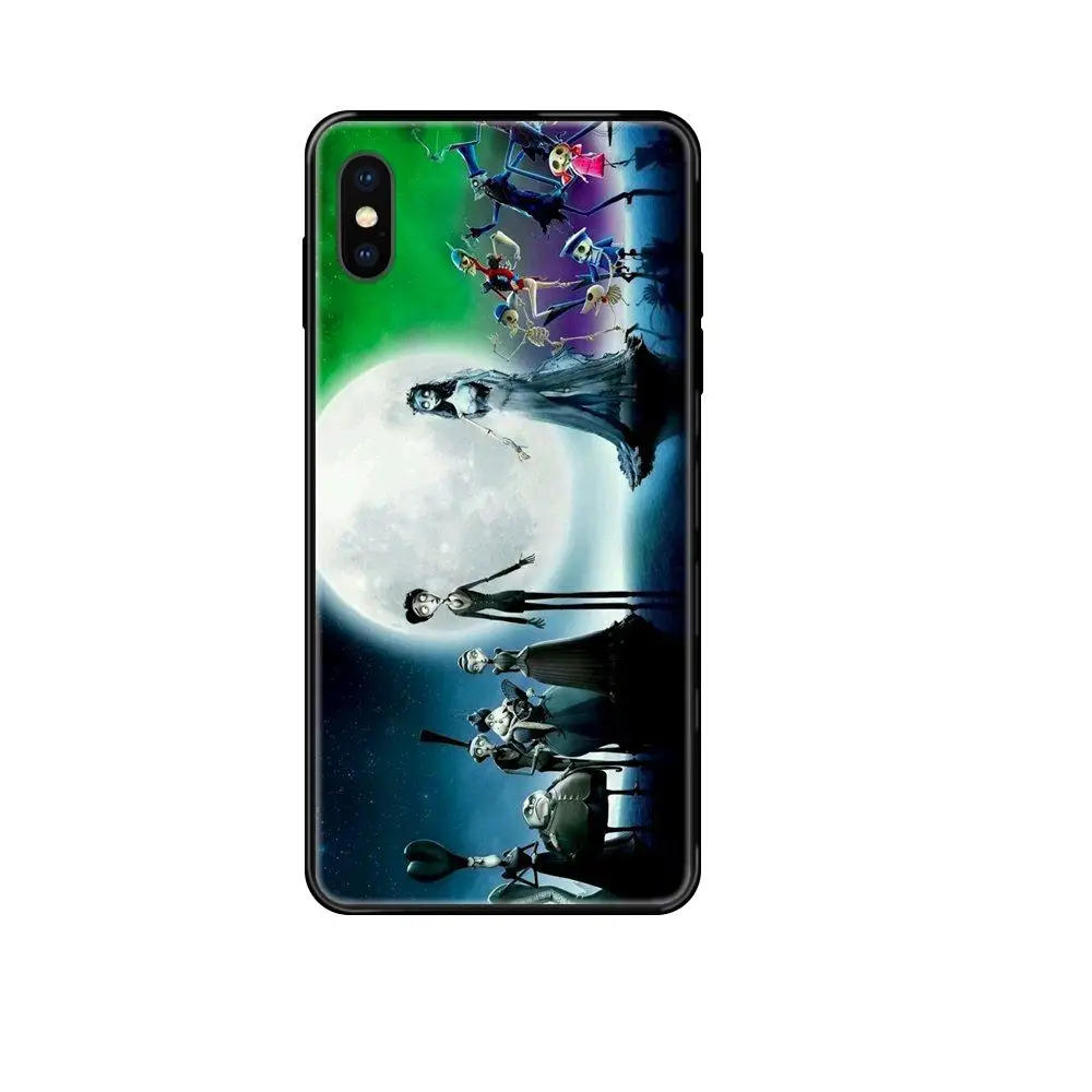 Черный мягкий персонализированный рисунок для Apple iPhone 5 5C 5S SE SE2020 6 6S 7 8 11 12 Plus Pro X XS
