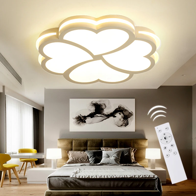 Современная светодиодная потолочная люстра Padn светильник для спальни теплый