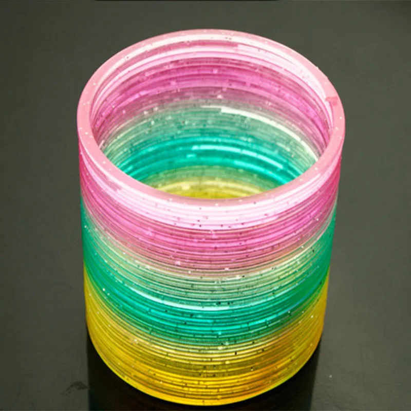 Радужные модные игрушки Детские Красочные радужные круглые складные