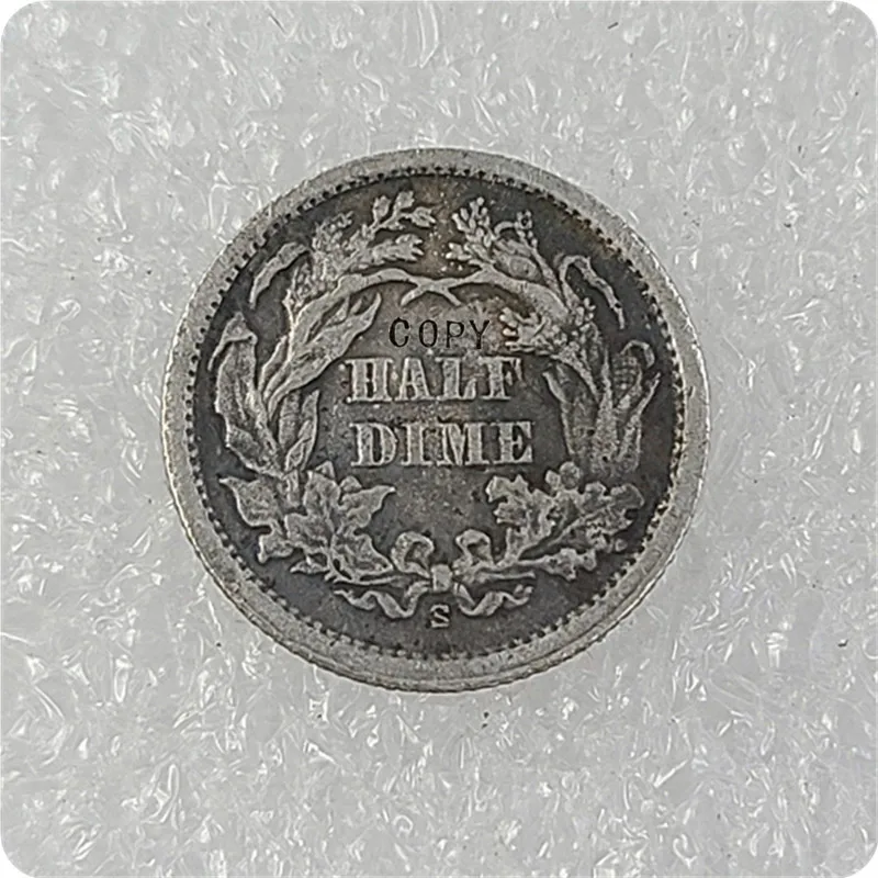 Копировальные монеты 1863-1868 Соединенные Штаты 1/2 полуценты свобода | Дом и сад