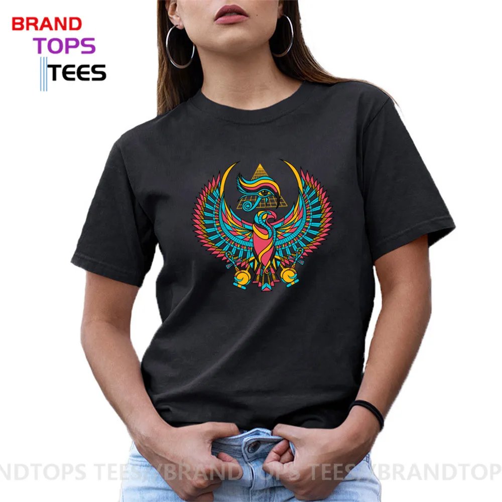 Стильная модная футболка с принтом глаза хора классный дизайн Египта и змеи