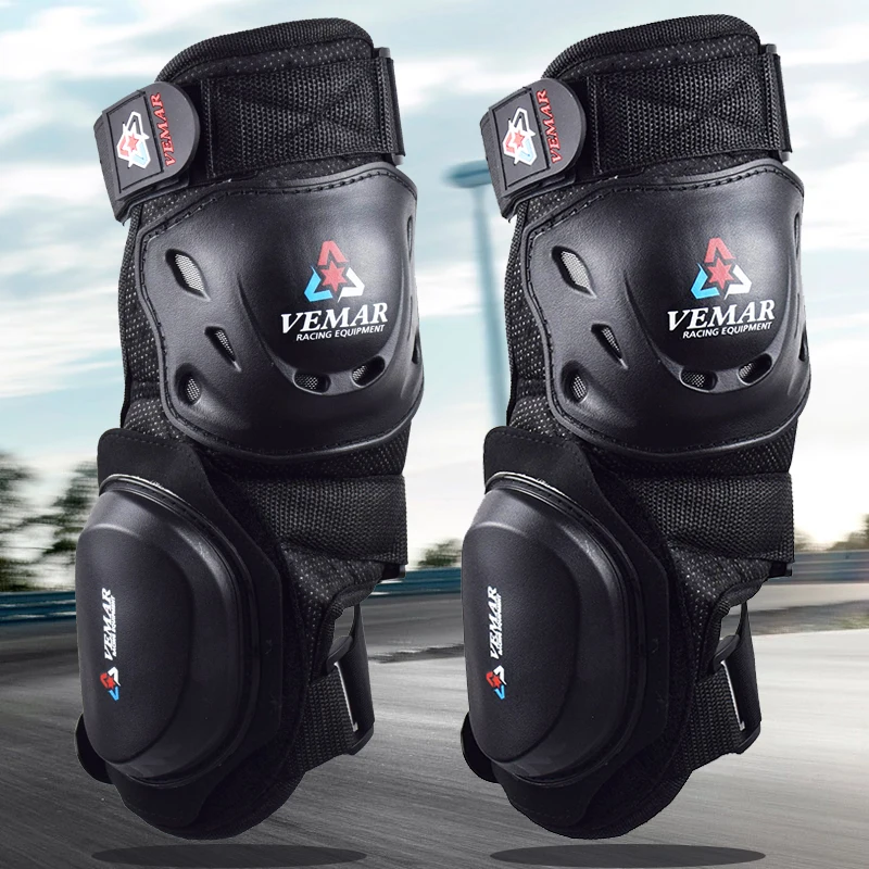 

VEMAR Motorcycle Knee Pads Detachable Protective Gear Off-Road Racing Riding Knee Pads Seasons Moto Equipment Knee Guard Adult