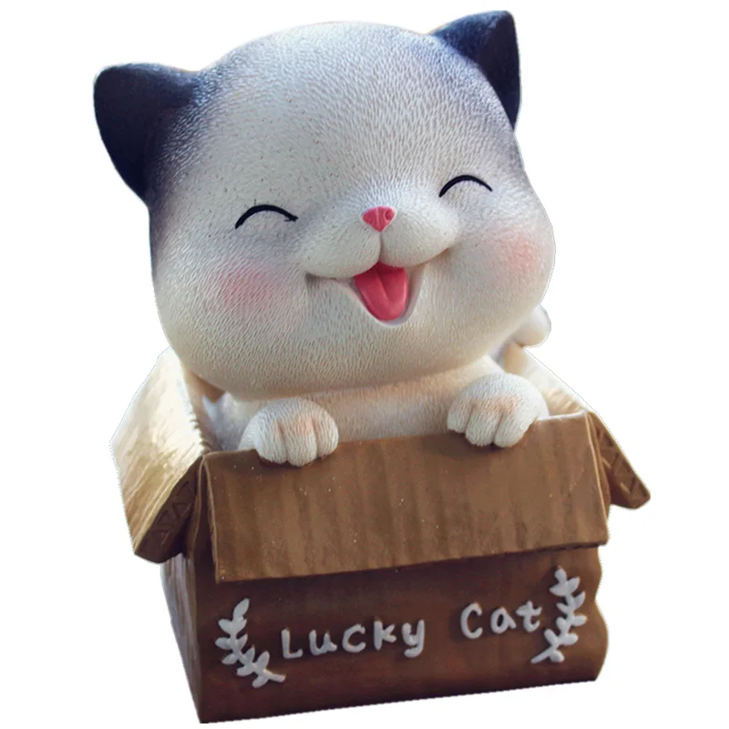 Креативная Милая Копилка в виде животного подарок на день рождения кошка девушка