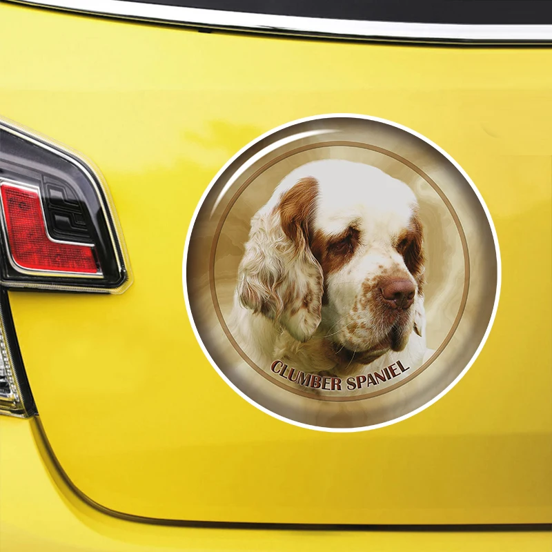 

Clumber Spaniel Self-adhesive Decal Car Sticker Waterproof Auto Decors on Bumper Rear Window Laptop #S60982