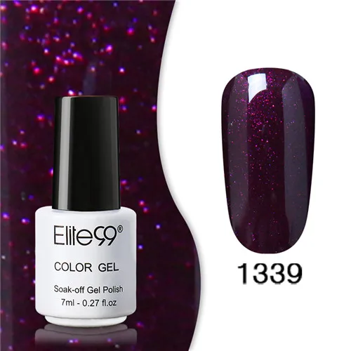 1339 Elite99 Гель-лак набор все для маникюра Полупостоянный Vernis верхнее покрытие УФ светодиодный гель лак удаляющийся замачиванием Гель-лак для ногтей - Цвет: 1339