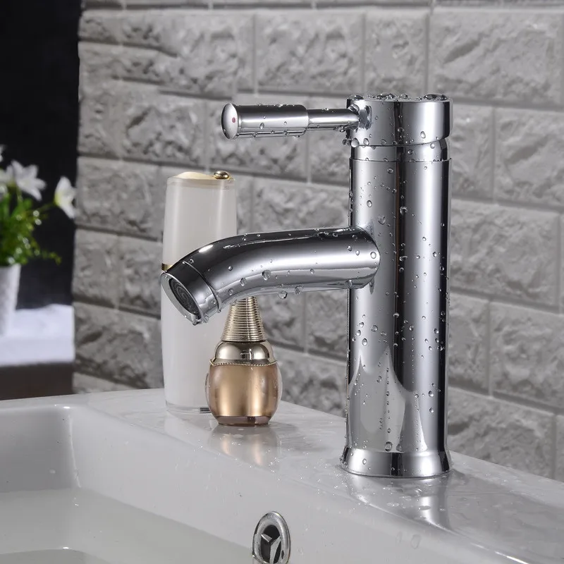 XUNSHINI Basin Faucet Bathroom Taps Sink Single Handle Hole Deck Wash Hot Cold Mixer Tap Crane | Обустройство дома