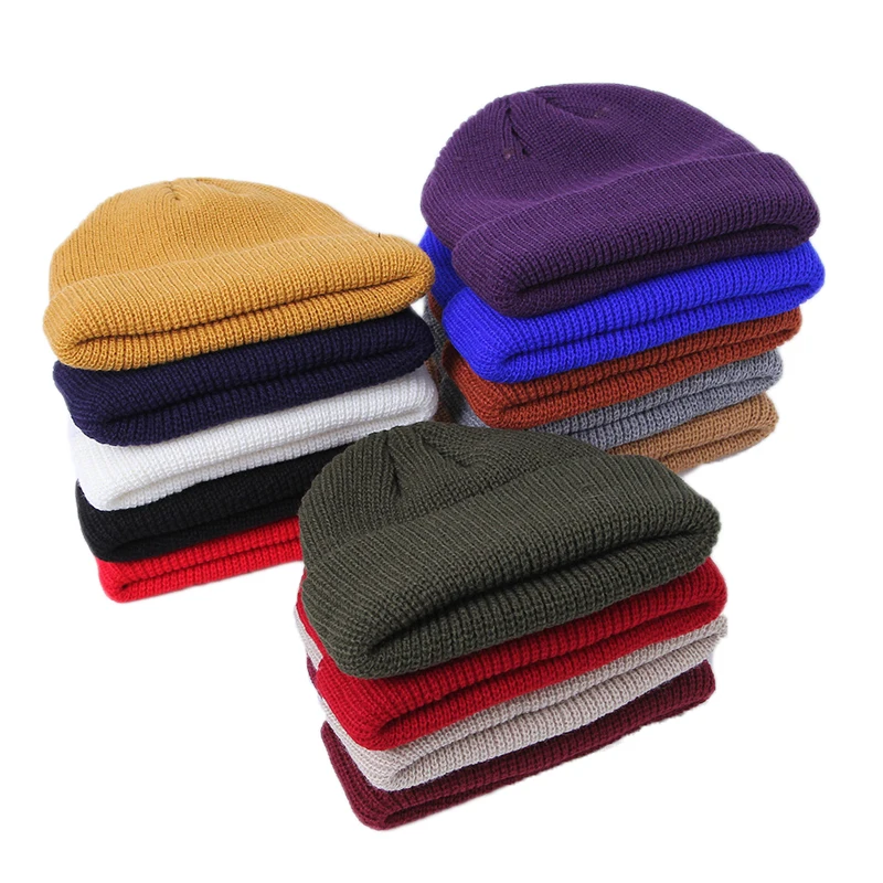 Зимняя вязаная кепка с черепом для взрослых повседневная Кепка в стиле хип-хоп