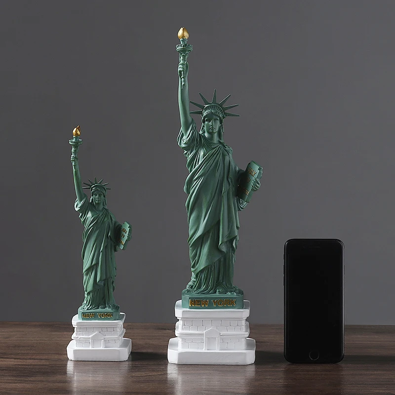 

American retro Statue of Liberty statue crafts creative home living room office cabinet ornaments