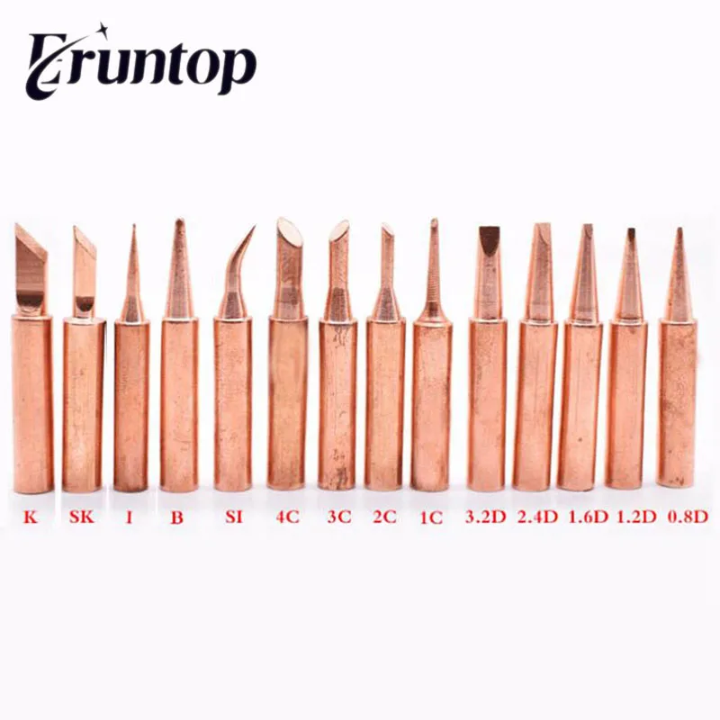 1 шт медный наконечник 900M T для паяльной станции Hakko Eruntop 936 937 8586|Сварочные