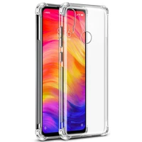 shockproof and transparent clear soft silicone tpu case for xiaomi note 6 pro 4 4x 5a prime 4a 5 plus 6a redmi s2 y2 cover
