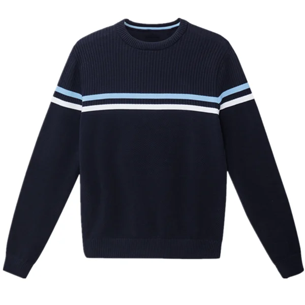 

High Quality Autumn Winter Crocodile O-neck Cotton Sweater Jersey Jumper Hombre Pull Homme Hiver Pullover Men Knitted Sweaters