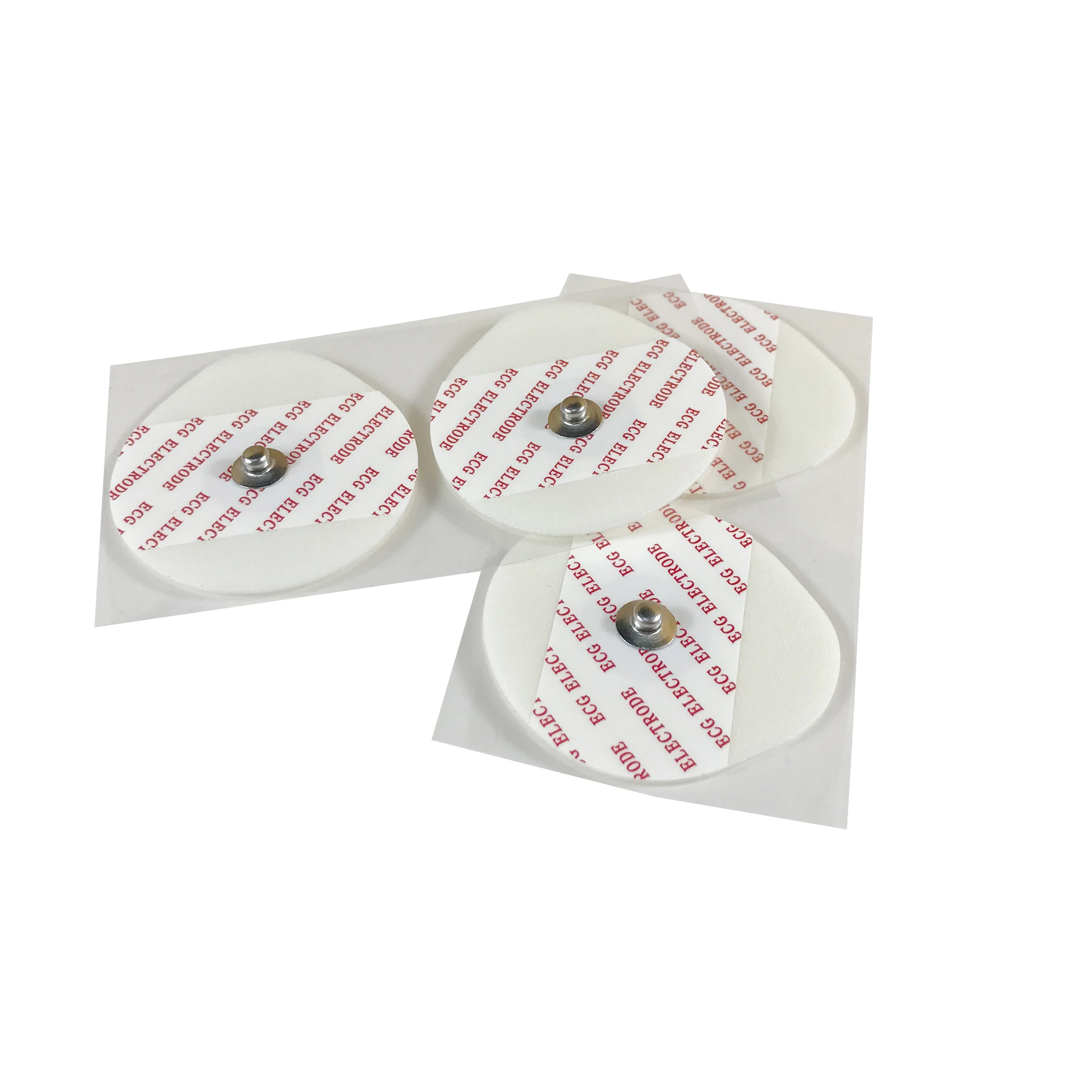 50 Pieces Disposable ECG Electrodes Medical Electrode Patch EKG Accessories  Non-woven ECG Electrode Pads