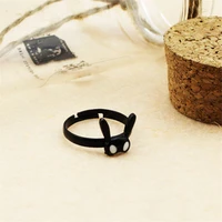 kpop bap logo design cute rabbit shape rings for women jewelry best ring gift anillos mujer