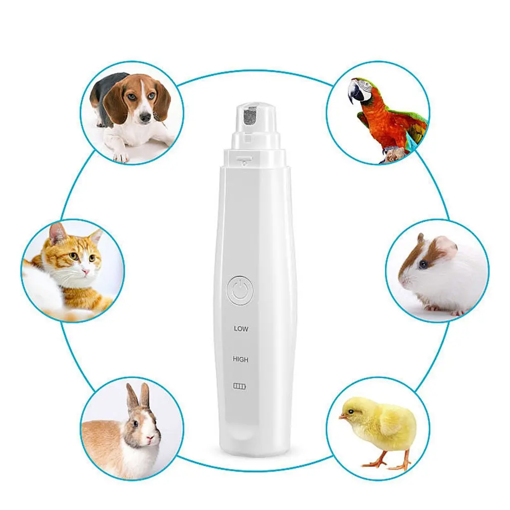 

Electric Dog Cat Pet Claw Toe Nail Trimmer Tool Care Grooming Grinder Clipper Exquisitely Designed Durable