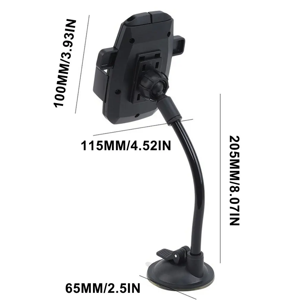 new car phone holder bracket mount cup holder universal car mount mobile suction windshield phone locking car accessories free global shipping