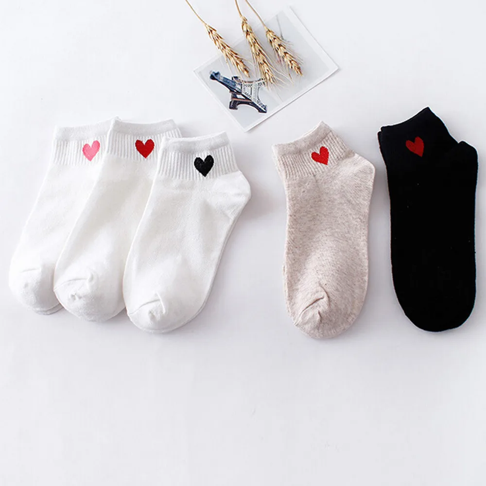 1 пара новые милые женские носки из дышащего хлопка до щиколотки|Носки| |